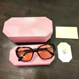 Women's Brown Jewel Swarovski Sunglasses SK6017 Frames -  NWT